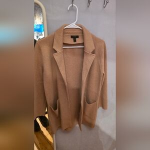 J. Crew Camel Open Front Cardigan